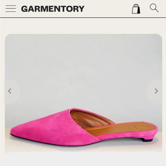 ATP fuchsia flat mules - Picture 7 of 8